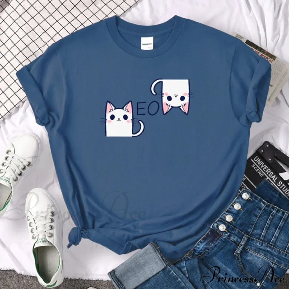 Oversize Fashion Clothing Funny Korean Style T-Shirts image 29