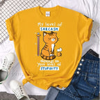 Oversize Fashion Clothing Funny Korean Style T-Shirts image 15