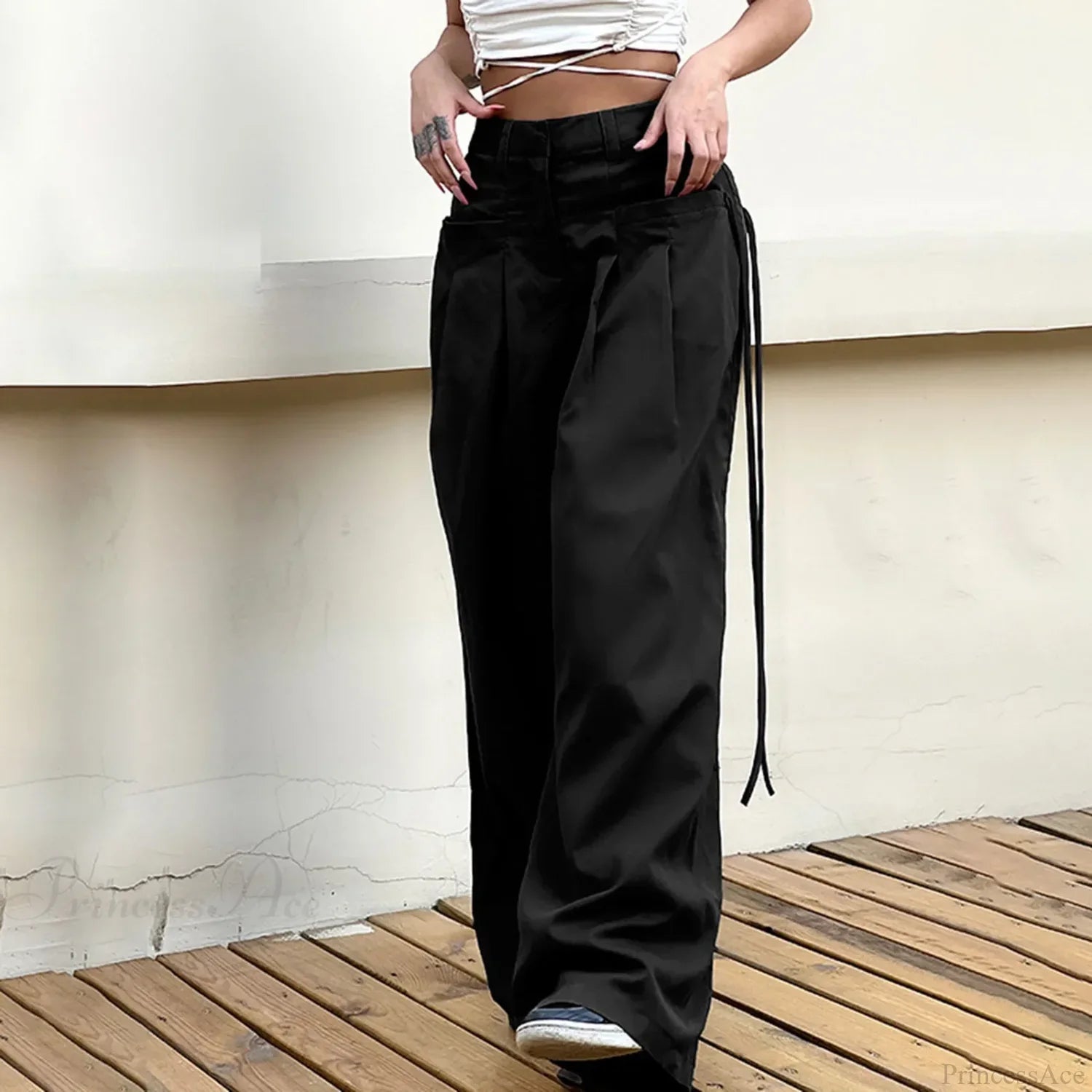 Oversized All-Match Cargo Pants image 1