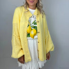 Oversized Button Down Chunky Knit Cardigan image 4