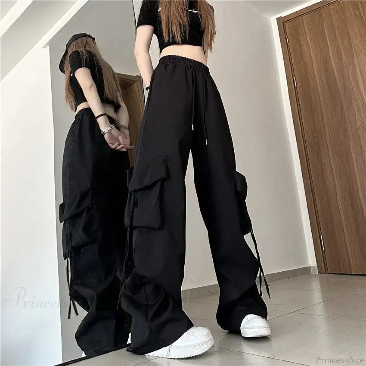 Oversized Cargo Streetwear Casual Pants image 4