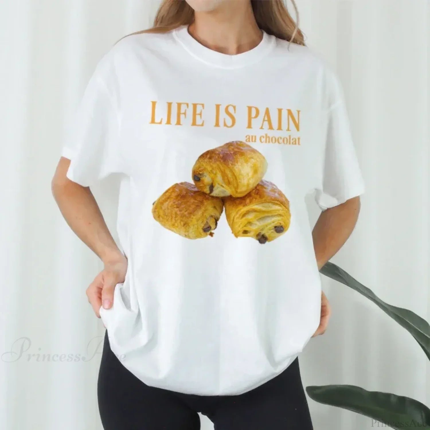 Pain Au Chocolat Funny Food T-shirt image 1