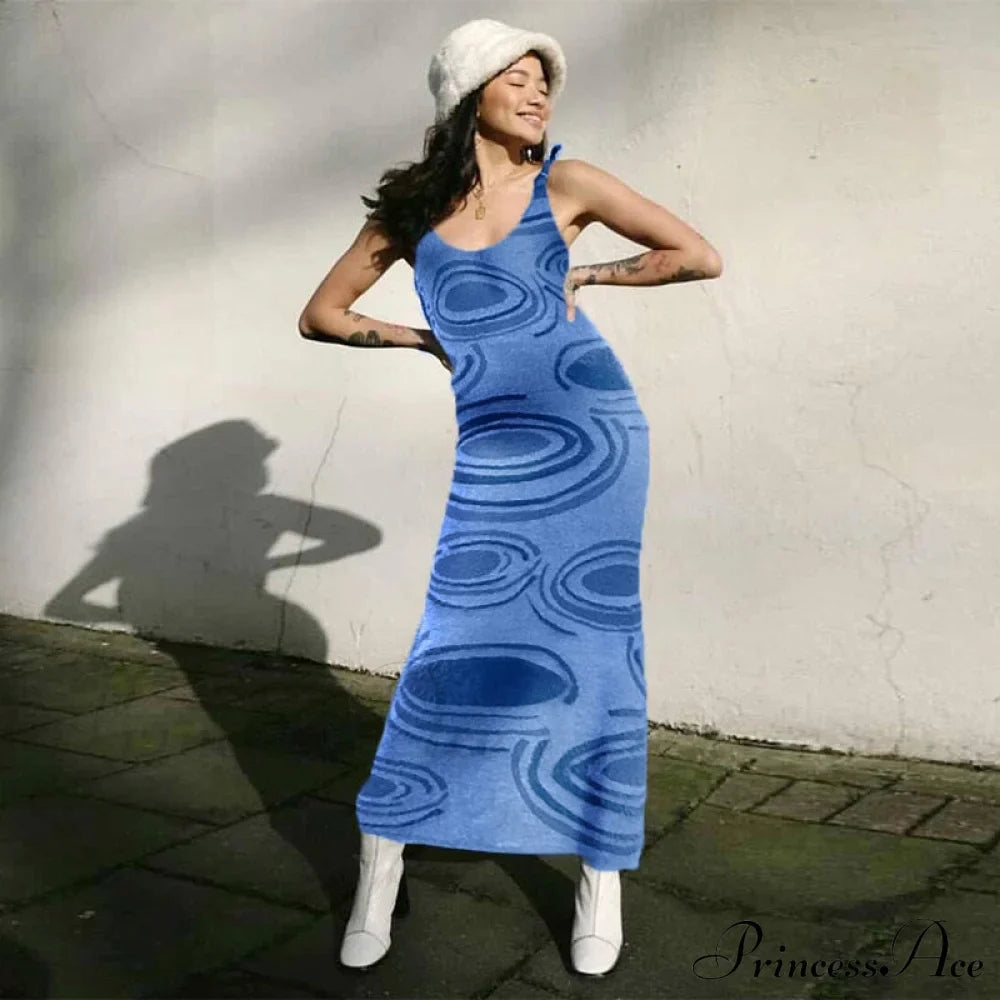Paisley Vintage Spaghetti Fashion - Y2K Bodycon Strap Gown Coastal Party Green Vestido image 6