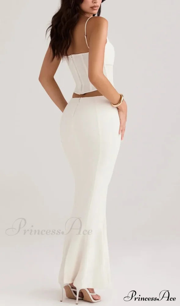 Paloma Ivory Stylish Sexy Cutout Corset image 4