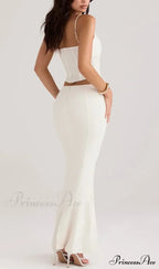 Paloma Ivory Stylish Sexy Cutout Corset image 4