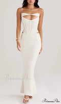 Paloma Ivory Stylish Sexy Cutout Corset image 1