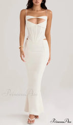 Paloma Ivory Stylish Sexy Cutout Corset image 1