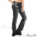 Low Rise Stretch Flared Jeans image 1