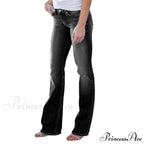 Low Rise Stretch Flared Jeans image 6
