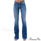 Low Rise Stretch Flared Jeans image 5
