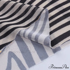 Pants Suit Sexy Costume Zebra Co-ord Striped Tracksuit for Mesh + Set 2 T-shirt Piece Long Autumn Women image 17
