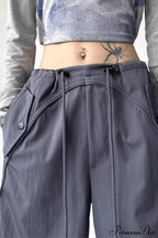 Parachute Wide-Leg Cargo Pants image 2