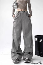 Parachute Wide-Leg Cargo Pants image 4