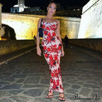Party Club Evening Bodycon Long Maxi Dress image 4