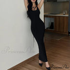 Party Fashion Bandage Sleeveless Backless Long Casual Elegant Bodycon Dress image 3