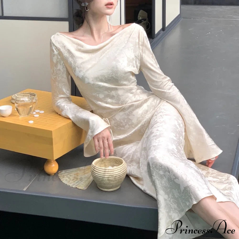 Party Gown Office Chic Formal Elegant Bodycon Evening Arm Lady Vintage Robe Long Clothes image 2