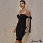 Party Warm-Season Black Shoulder in for Women's - Club Red Bodycon Off Bandage Gown Purple and White Gown Outfits image 1
