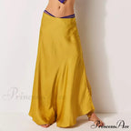 Patchwork Lace Midi Low Waist Summer Skirt image 4