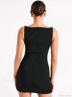 Patchwork Sleeveless Mini Dress image 5
