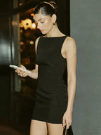 Patchwork Sleeveless Mini Dress image 4