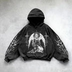 Pattern Printing Casual Hoodie image 1
