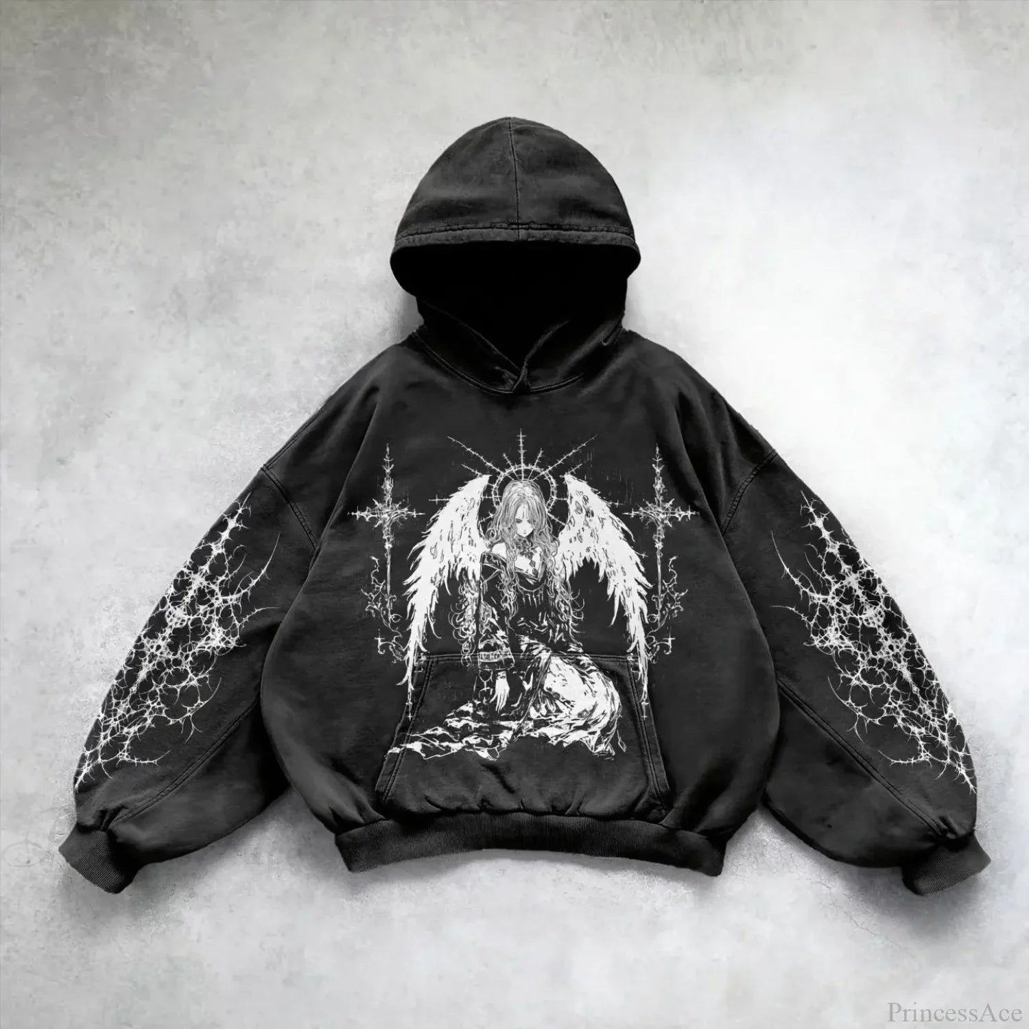 Pattern Printing Casual Hoodie image 1