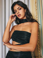 Paulina Halter Stylish Dress (Black) image 3