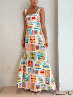 Personalized Graffiti Strap Charming Sexy Lace Midi Dress image 1