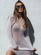 Perspective Long Sleeve Mini Dress image 2