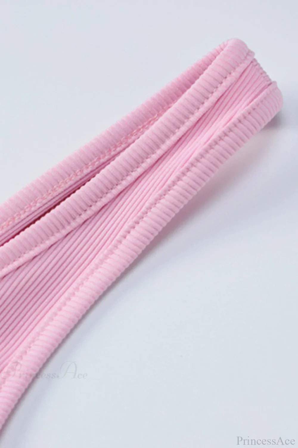 Pink Crisscross Back Rompers with Scoop Neck image 5