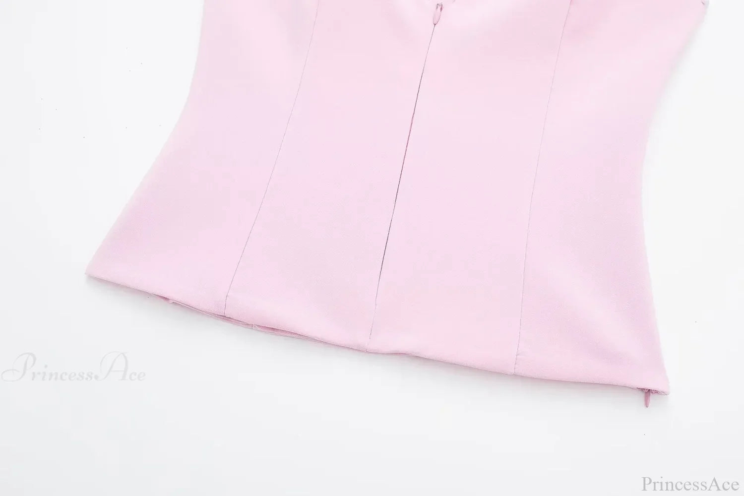 Pink Halter Sleeveless Charming Top And Skort Set image 9