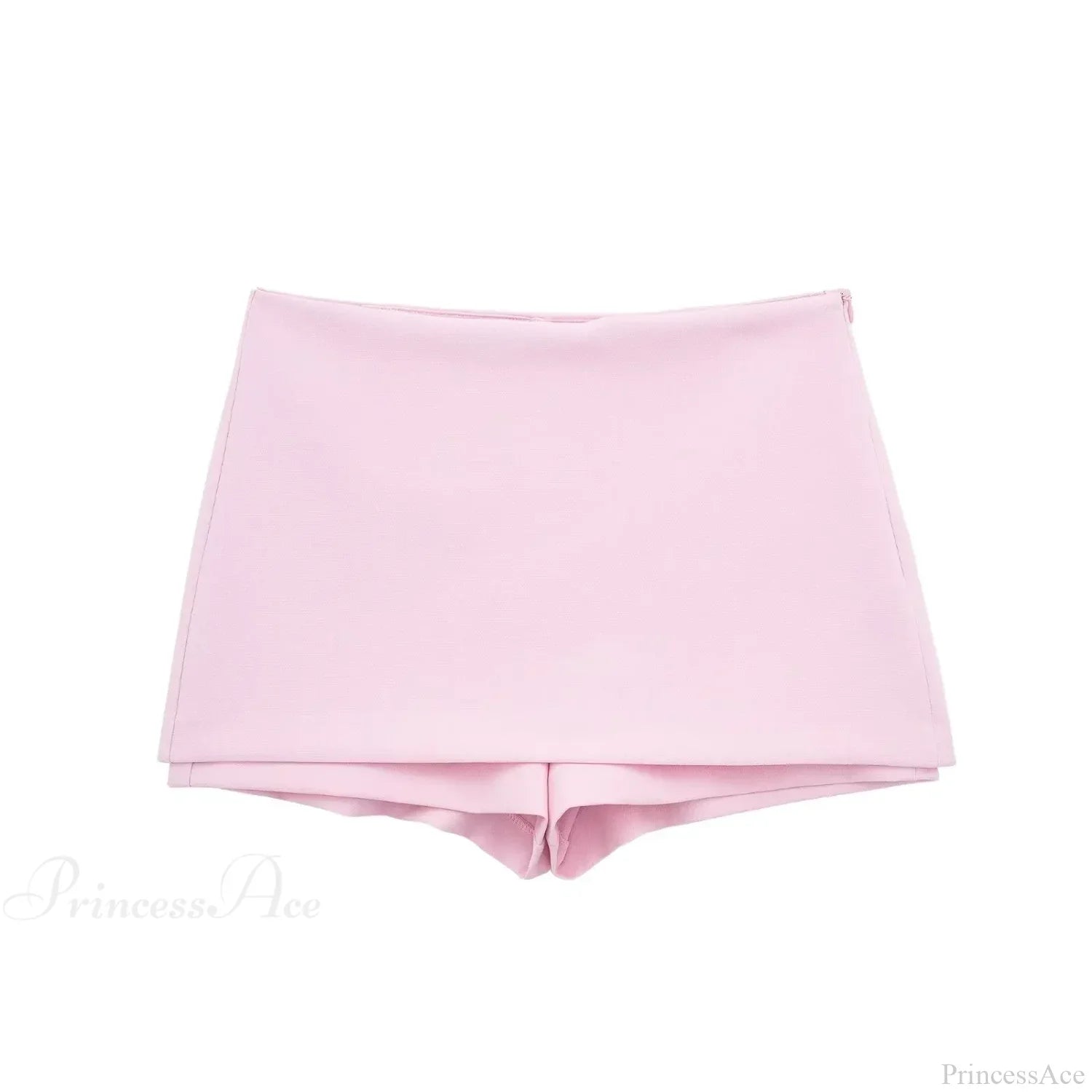 Pink Halter Sleeveless Charming Top And Skort Set image 5