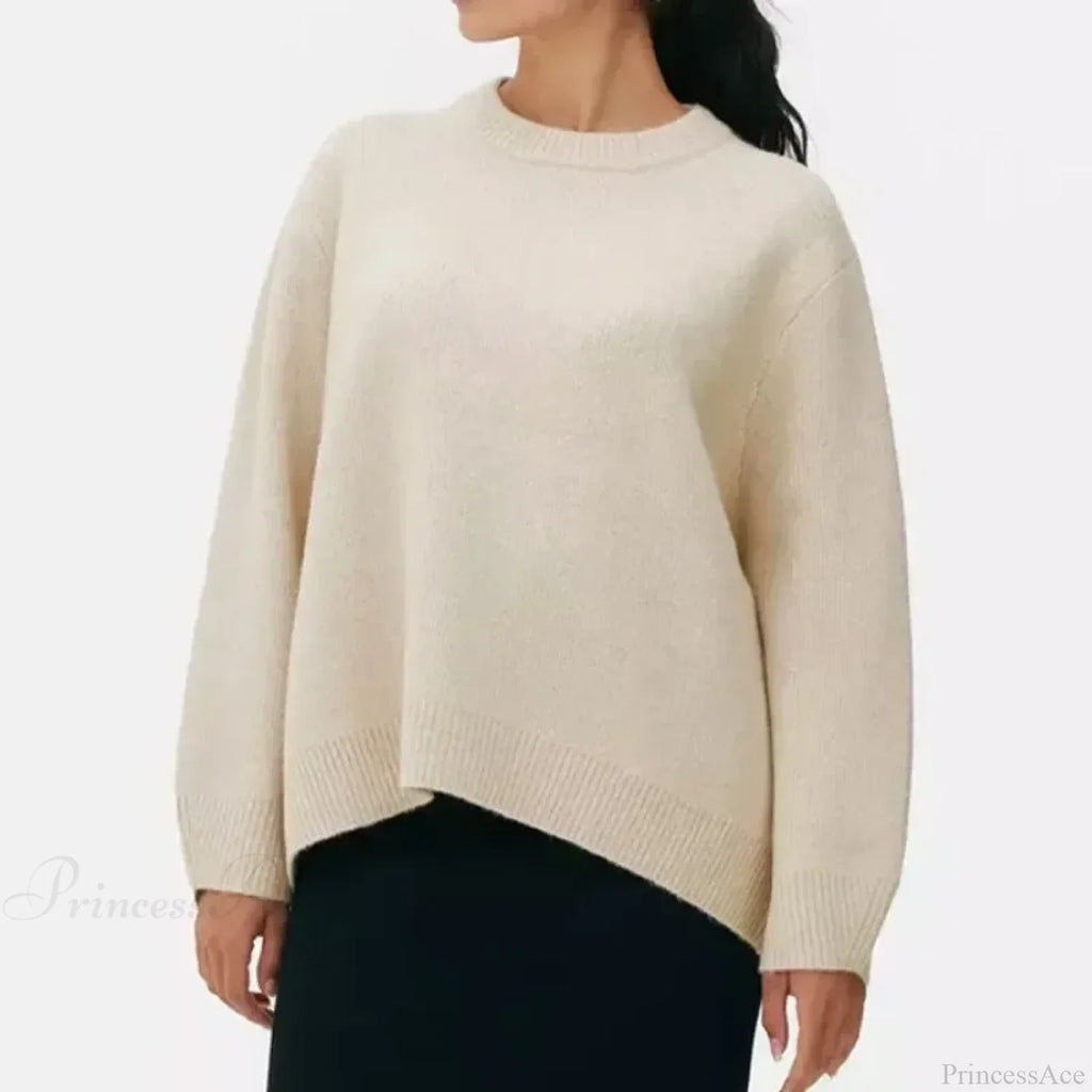 Pink Streetwear O-neck Sweater image 7