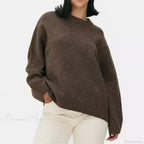 Pink Streetwear O-neck Sweater image 8