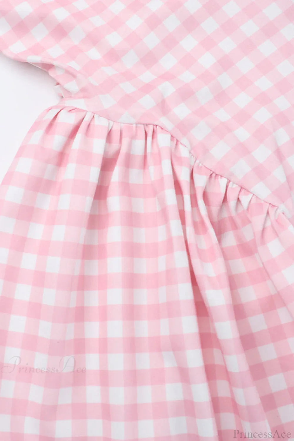 Plaid Color Block Halter Deep V Ruched Mini Dress image 5