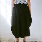 Plaid Drawstring Maxi Skirt image 7