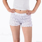 Plaid Frill Tiered Low-Rise Short image 7
