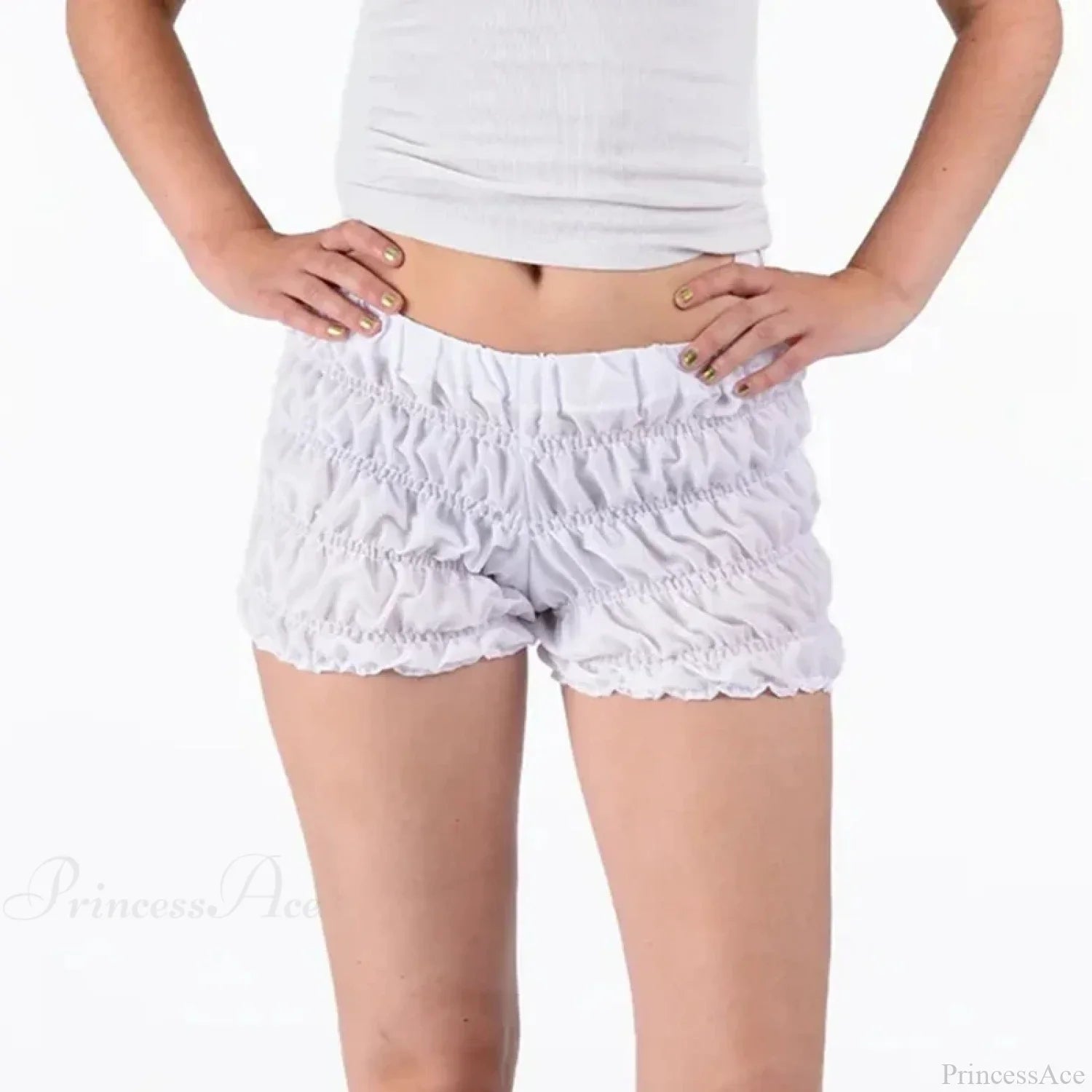 Plaid Frill Tiered Low-Rise Short image 7