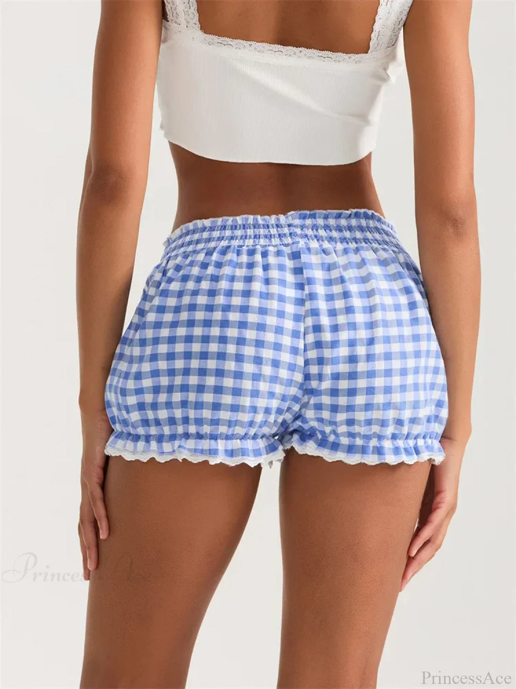 Plaid Lace Ruffle Bloomer Short image 4