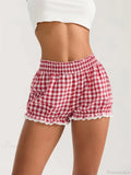 Plaid Lace Ruffle Bloomer Short image 1