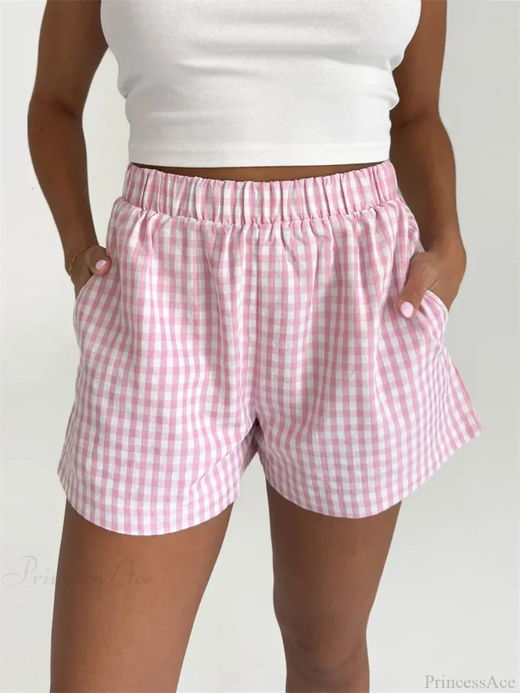 Plaid Pocket Lounge Short image 3