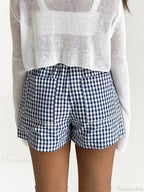 Plaid Pocket Lounge Short image 2