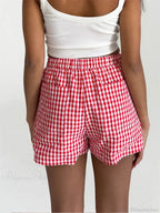 Plaid Pocket Lounge Short image 6