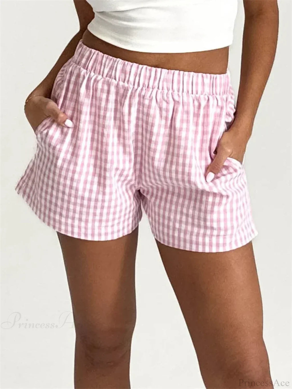 Plaid Pocket Lounge Short image 4