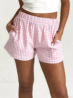 Plaid Pocket Lounge Short image 4