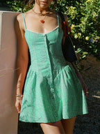 Plaid Sweetheart Mini Dress image 5