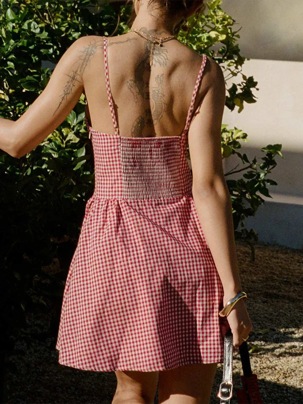 Plaid Sweetheart Mini Dress image 3