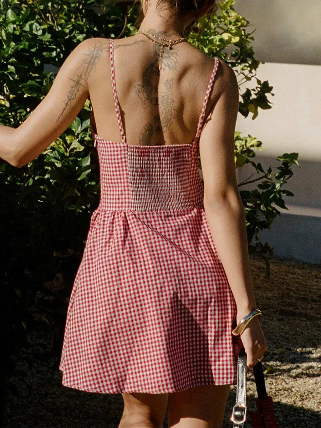 Plaid Sweetheart Mini Dress image 3