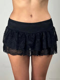 Pleated Flowy Grunge Style Skirt image 5