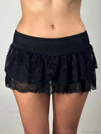 Pleated Flowy Grunge Style Skirt image 5